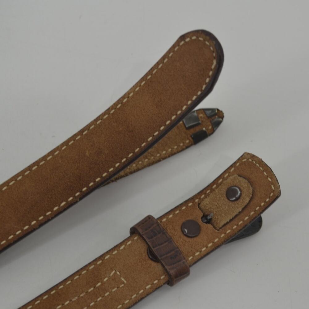 TexTan Women's Western Cowgirl Brown Leather Belt Boho Sz 28 - Picture 4 of 14